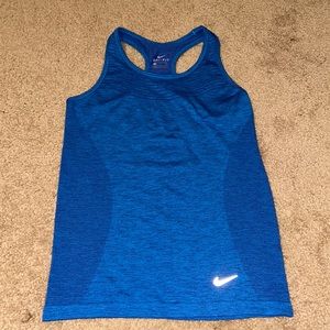 Blue Nike Dri-Fit Tank Top